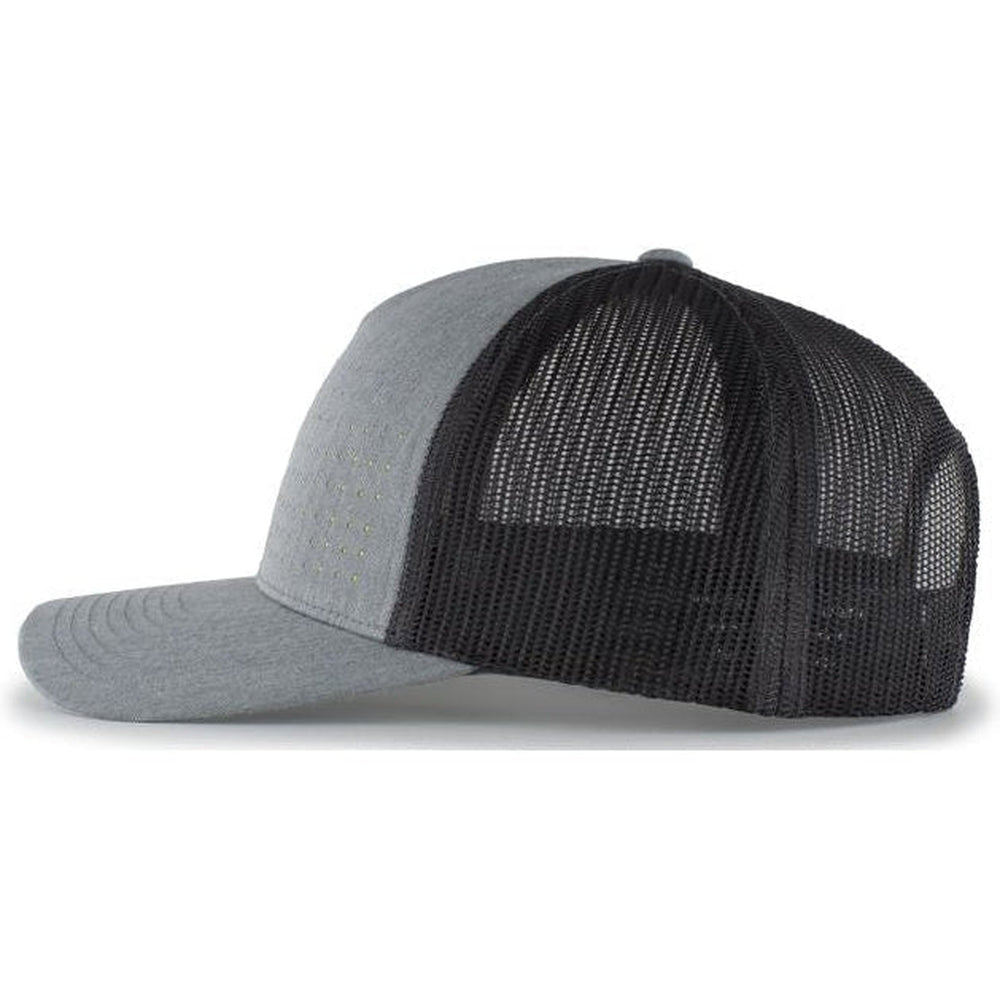 Pacific Headwear Perforated 5-Panel Trucker Snapback Cap