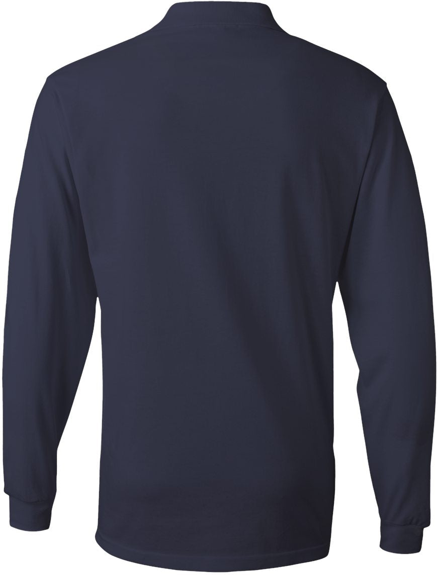 Jerzees SpotShield 50/50 Long Sleeve Polo