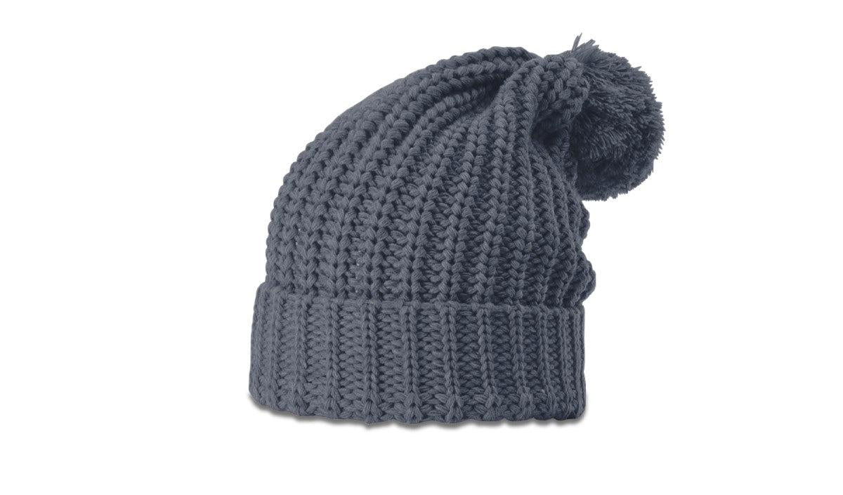 Richardson Chunk Cable Beanie W/ Cuff & Pom