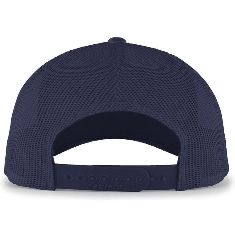 Pacific Headwear Perforated 5-Panel Trucker Snapback Cap