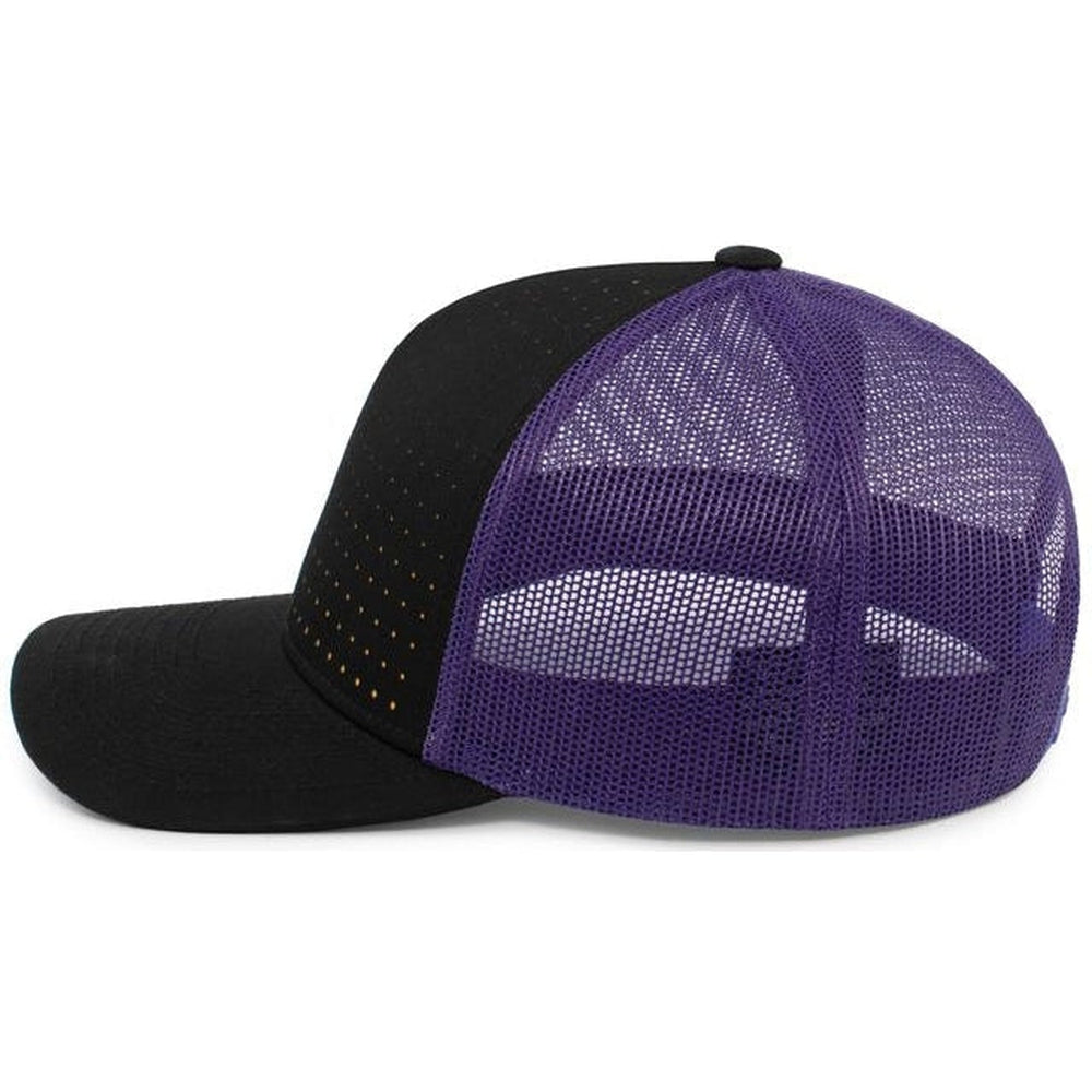 Pacific Headwear Perforated 5-Panel Trucker Snapback Cap