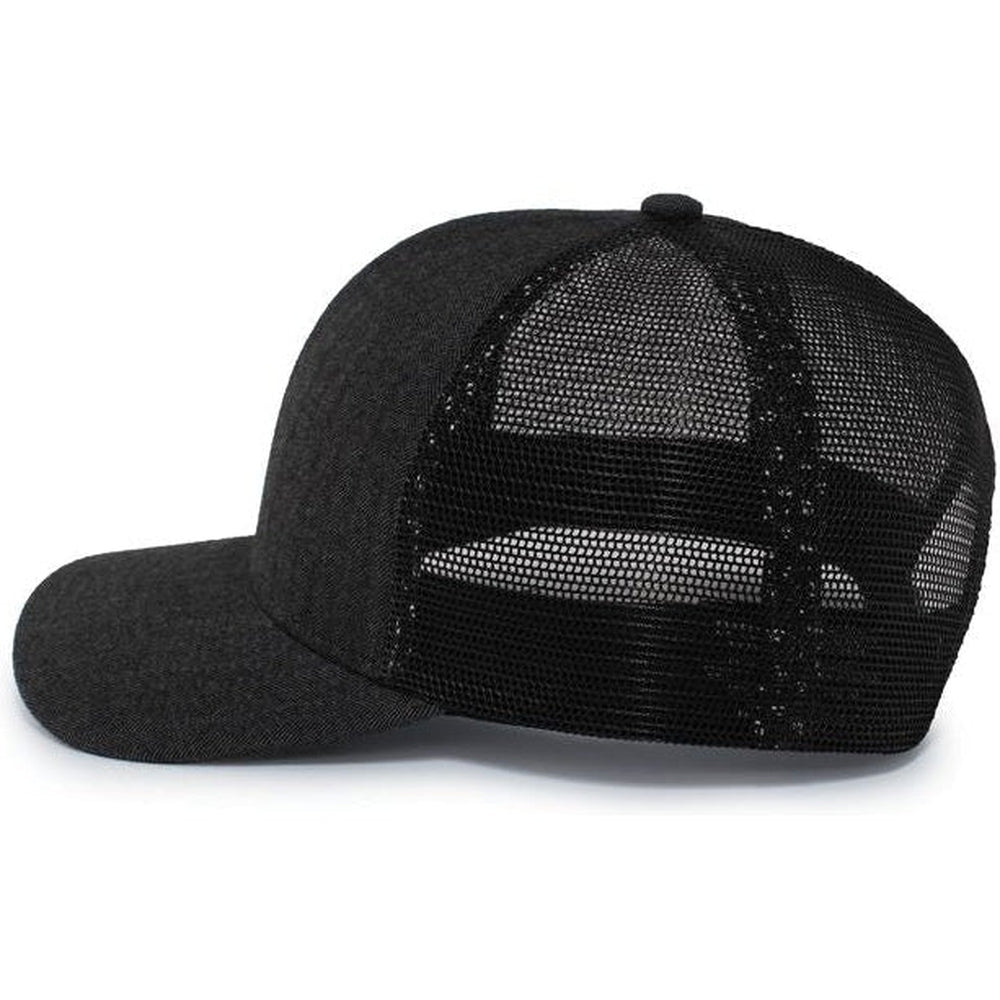 Pacific Headwear Herringbone Trucker Cap