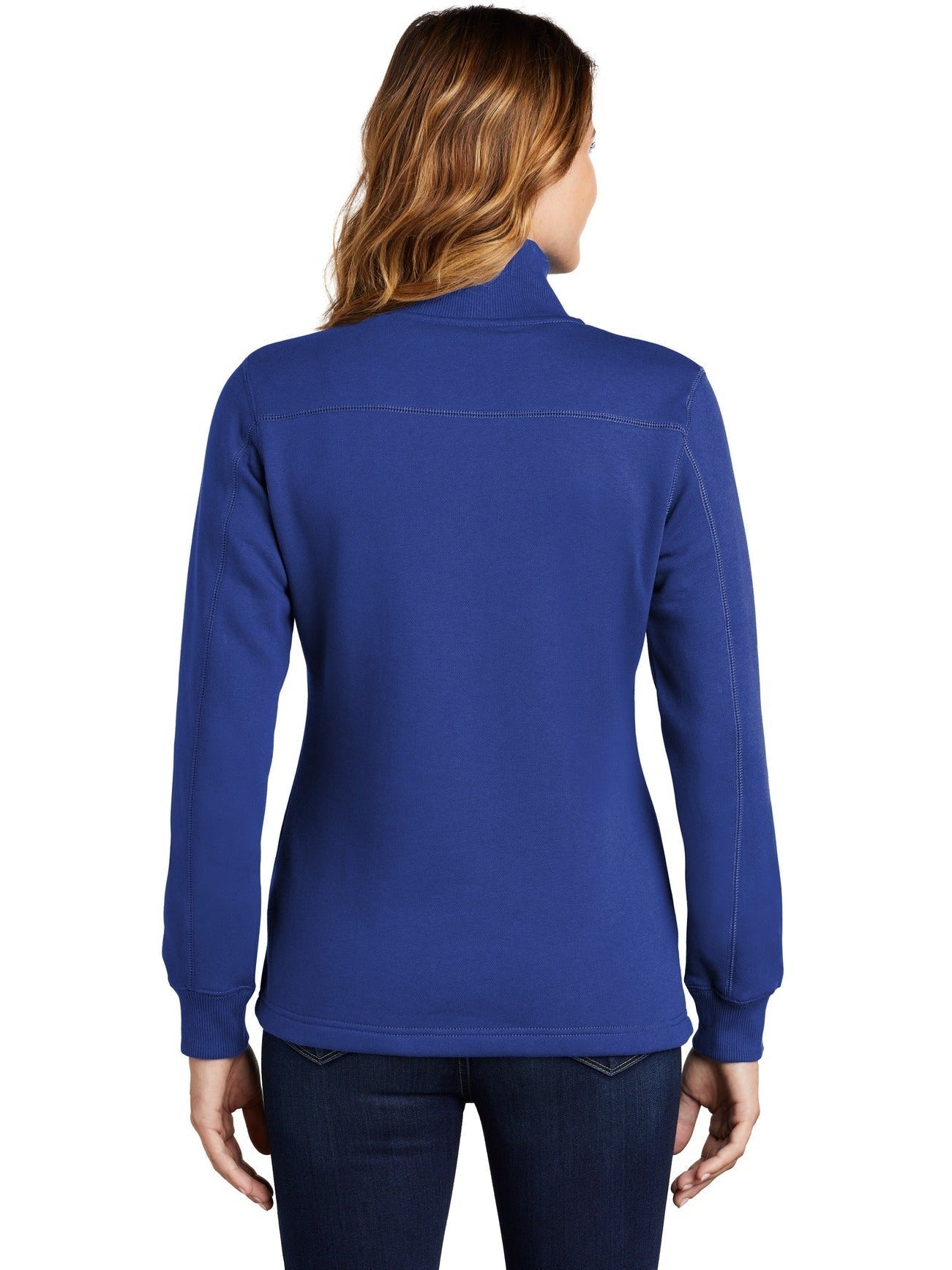 OUTLET-Sport-Tek Ladies 1/4 Zip Sweatshirt