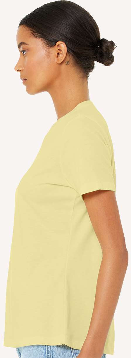 Bella+Canvas Womenâs Relaxed Fit Heather CVC Tee