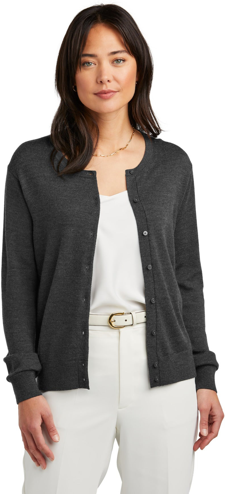 Brooks Brothers Ladies Washable Merino Cardigan Sweater