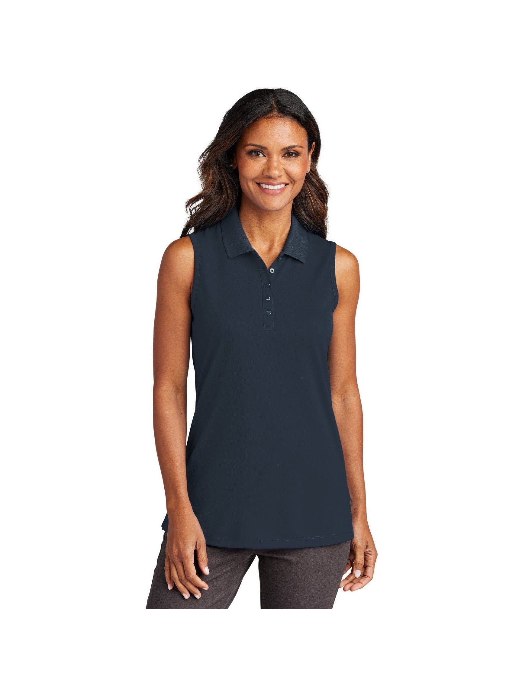 Port Authority Ladies Dry Zone UV Micro-Mesh Sleeveless Polo