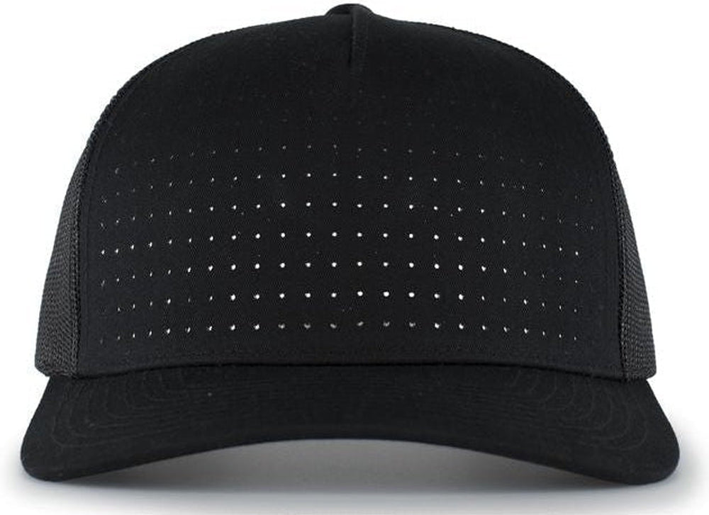 Pacific Headwear Perforated 5-Panel Trucker Snapback Cap