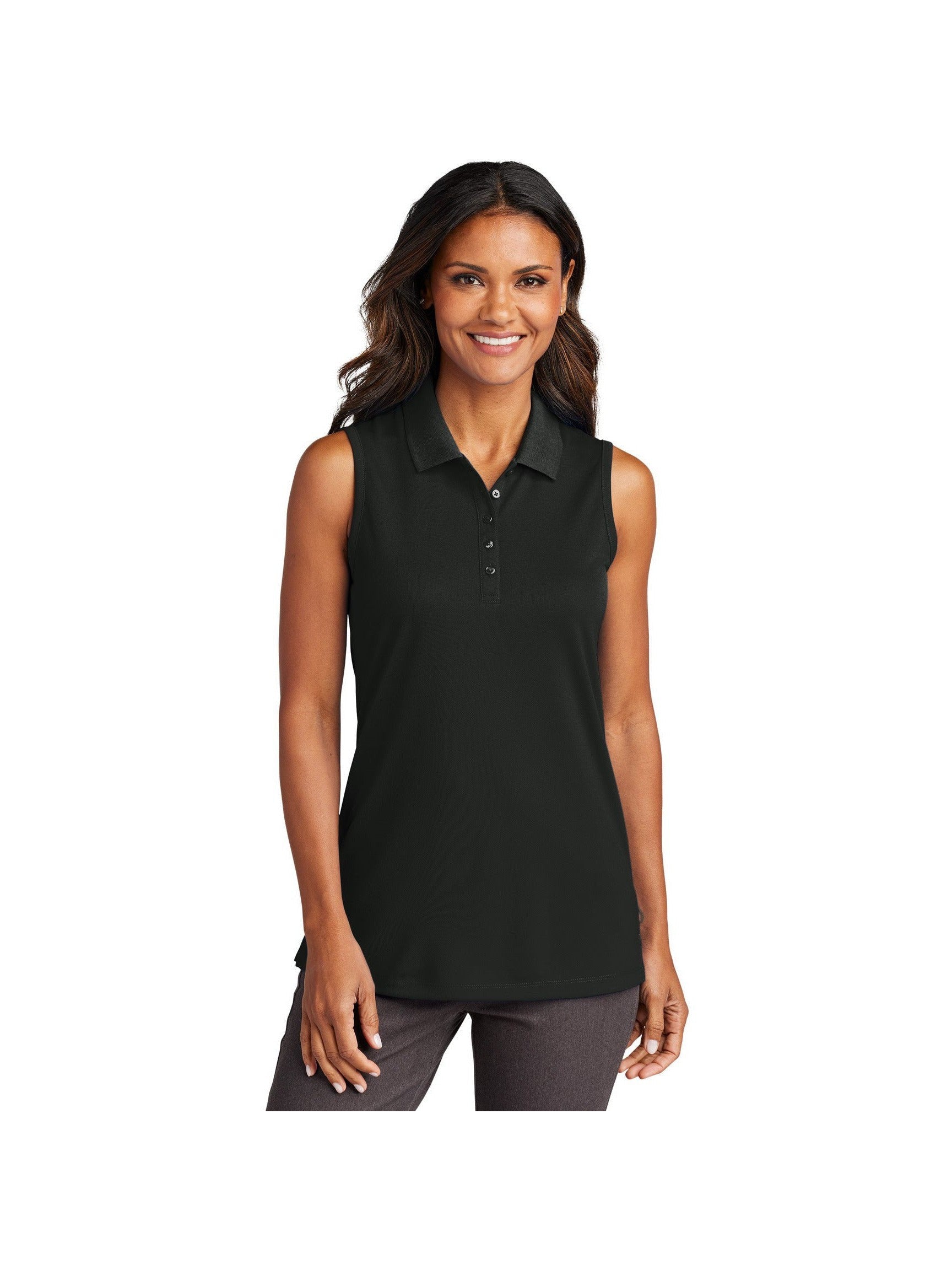 Port Authority Ladies Dry Zone UV Micro-Mesh Sleeveless Polo