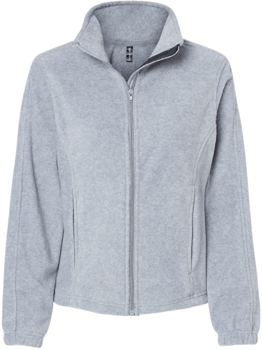 Burnside Ladies Polar Fleece Full-Zip Jacket