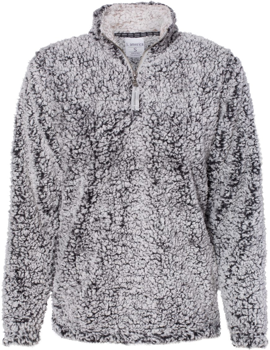 J. America Womenâs Epic Sherpa Quarter-Zip Pullover