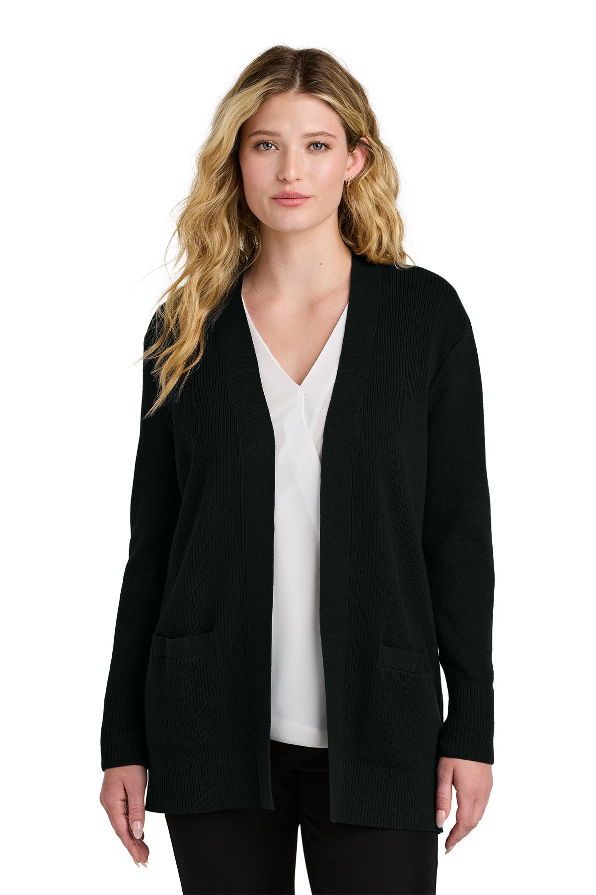 Port Authority Ladies Easy Care Open-Front Cardigan Sweater