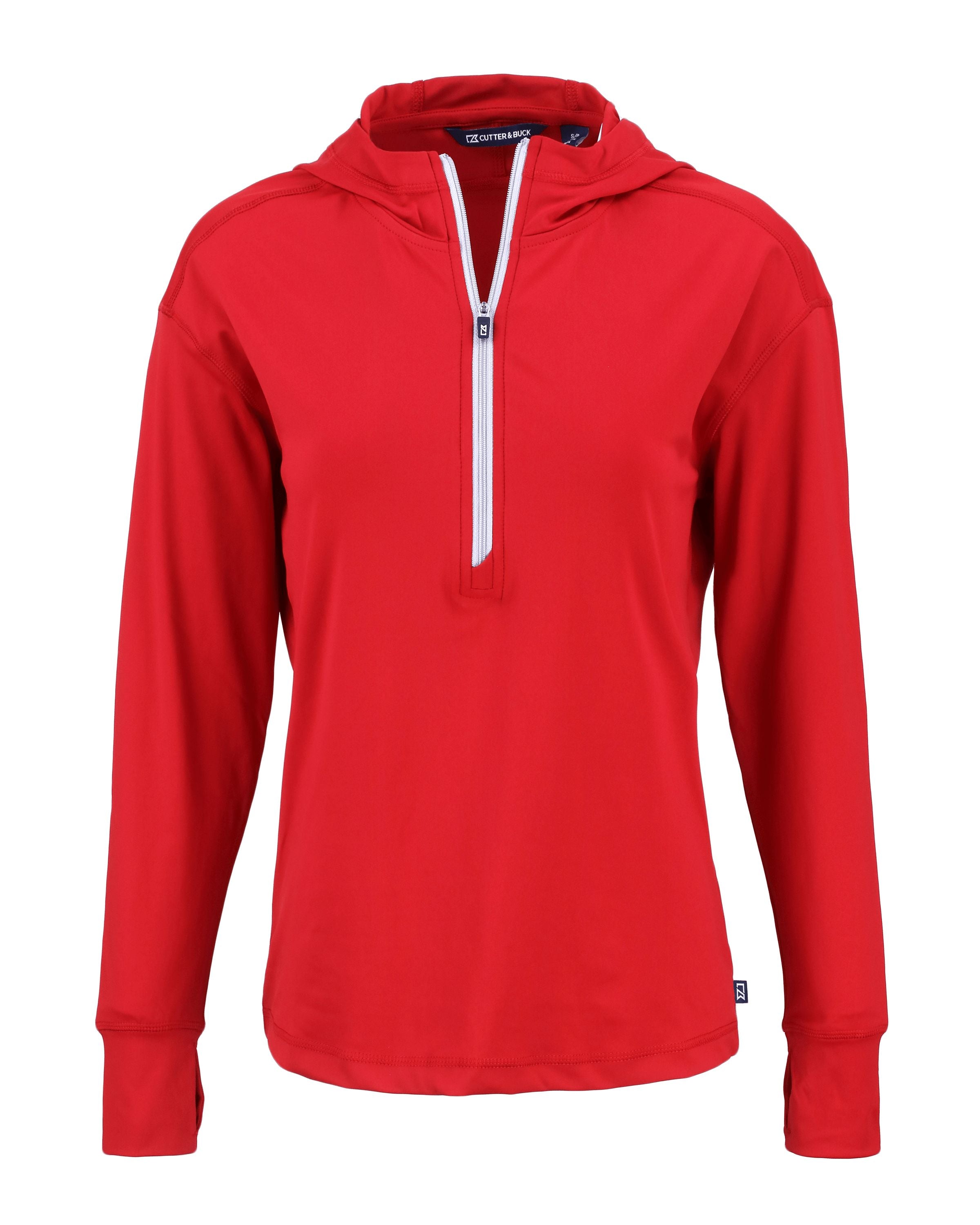 Cutter & Buck Daybreak Eco Recycled Ladies Half Zip Hoodie