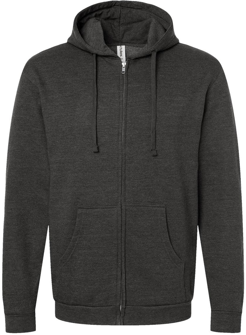 Tultex Unisex Full-Zip Hooded Sweatshirt