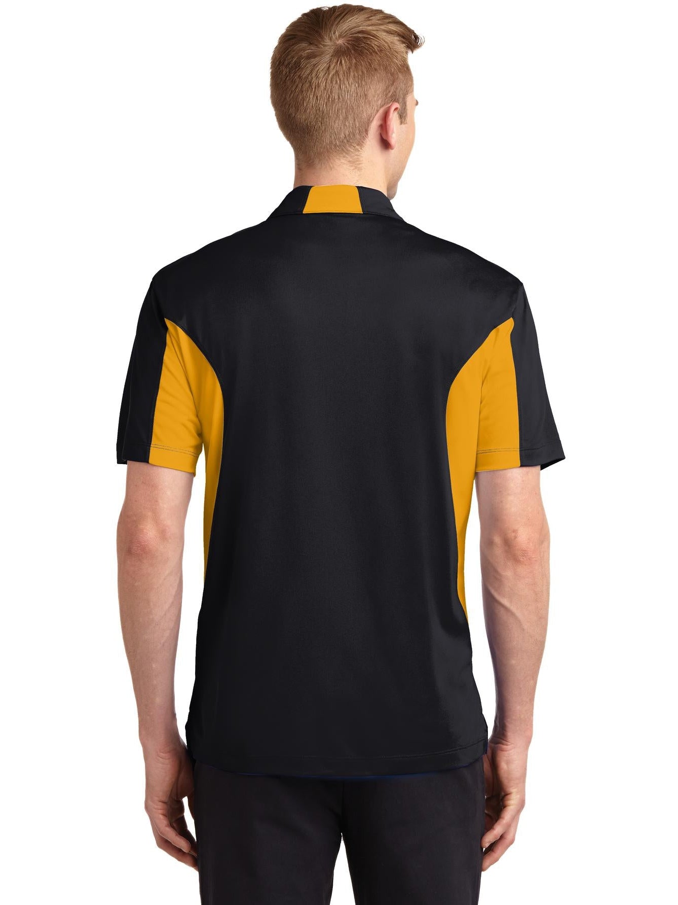 OUTLET-Sport-Tek Side Blocked Micropique Polo Shirt