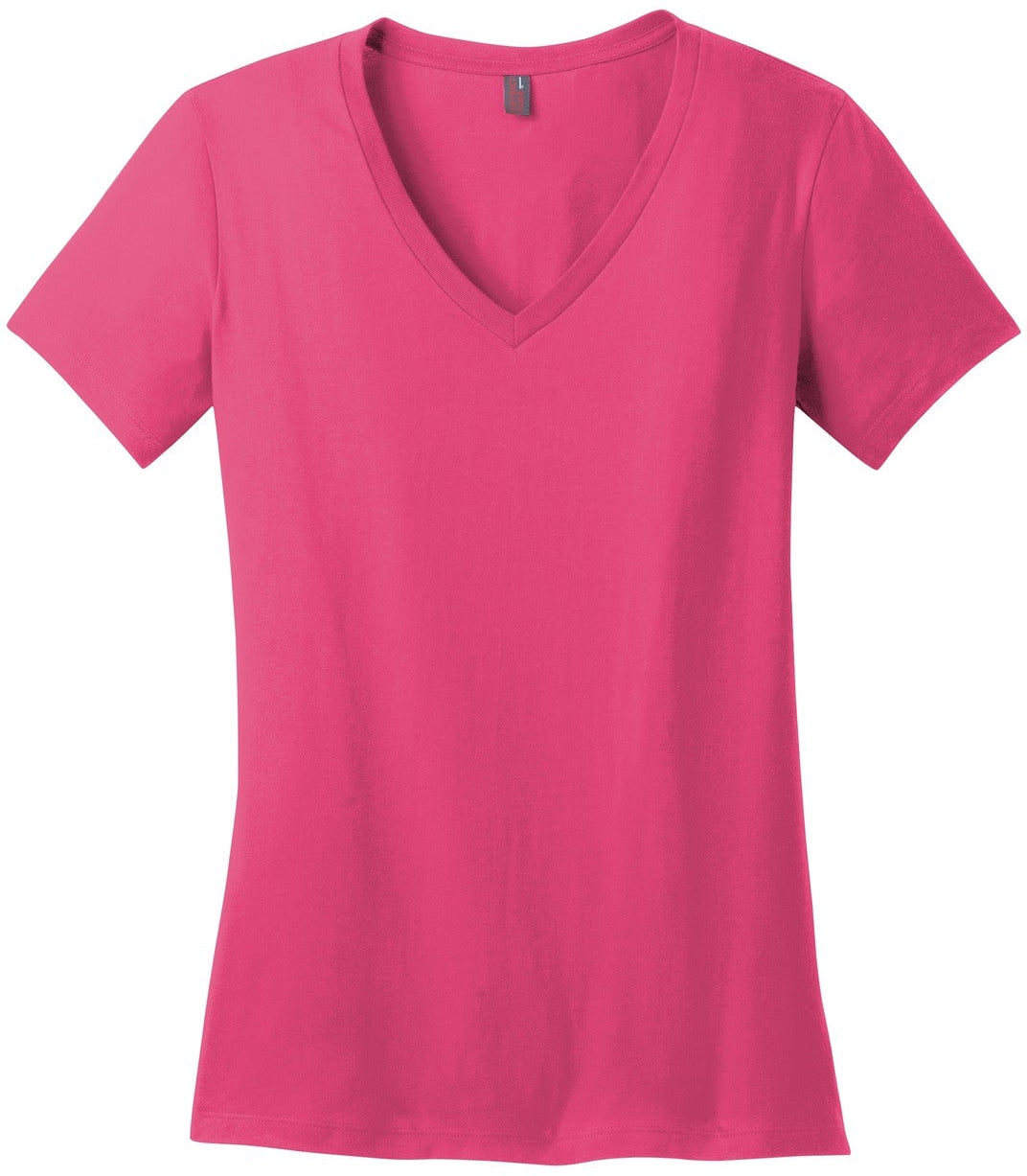 OUTLET-District Ladies Perfect Weight V-Neck Tee