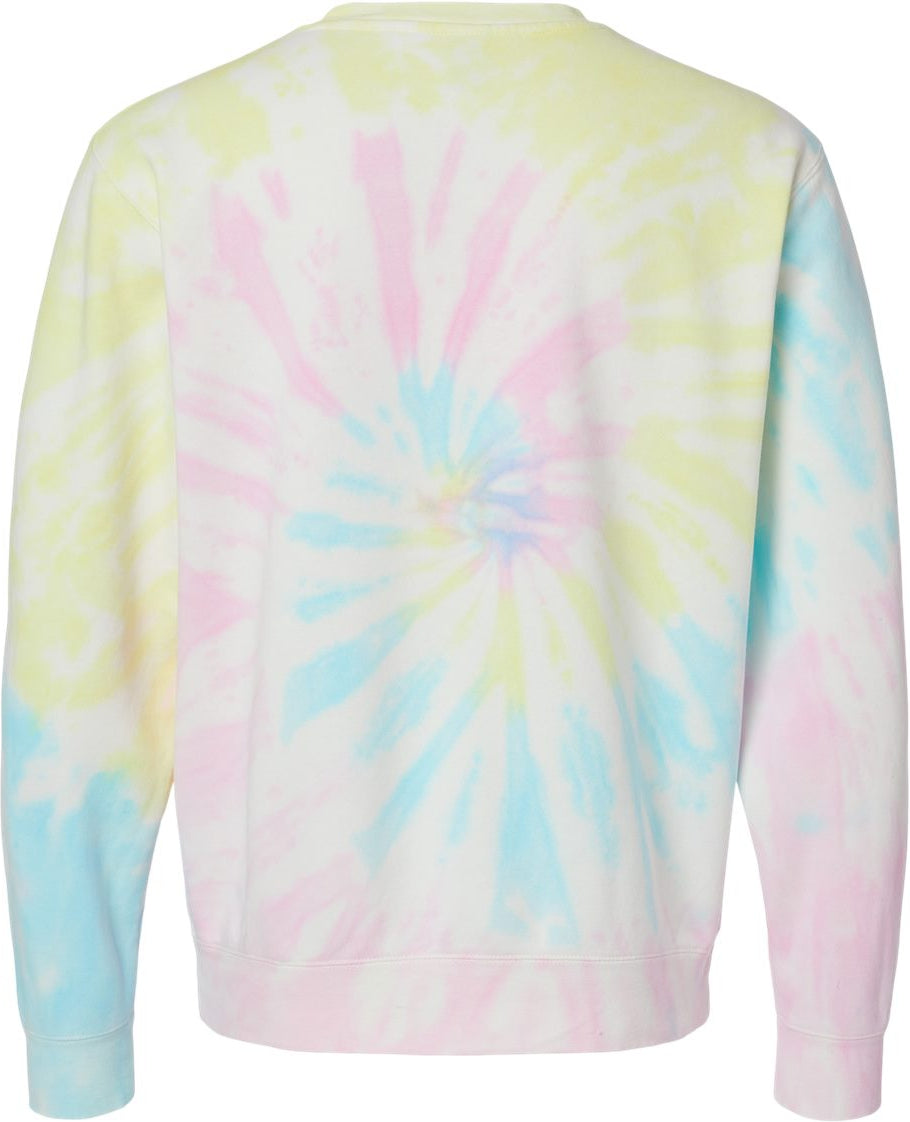 Independent Trading Co. Unisex Midweight Tie-Dyed Sweatshirt