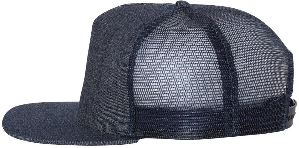 Mega Cap Flat Bill Trucker Cap