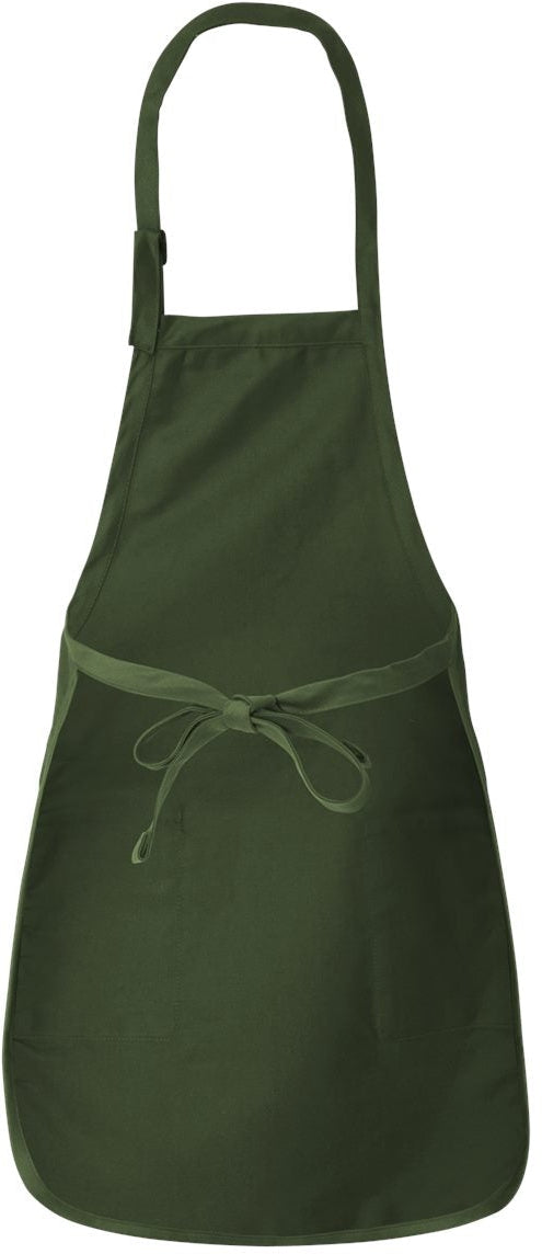 Q-Tees Full-Length Apron with Pockets