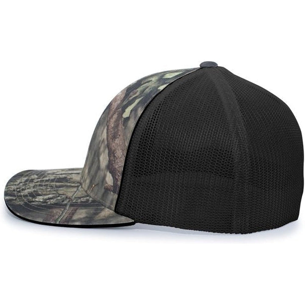 Pacific Headwear Camo Trucker Flexfit Cap