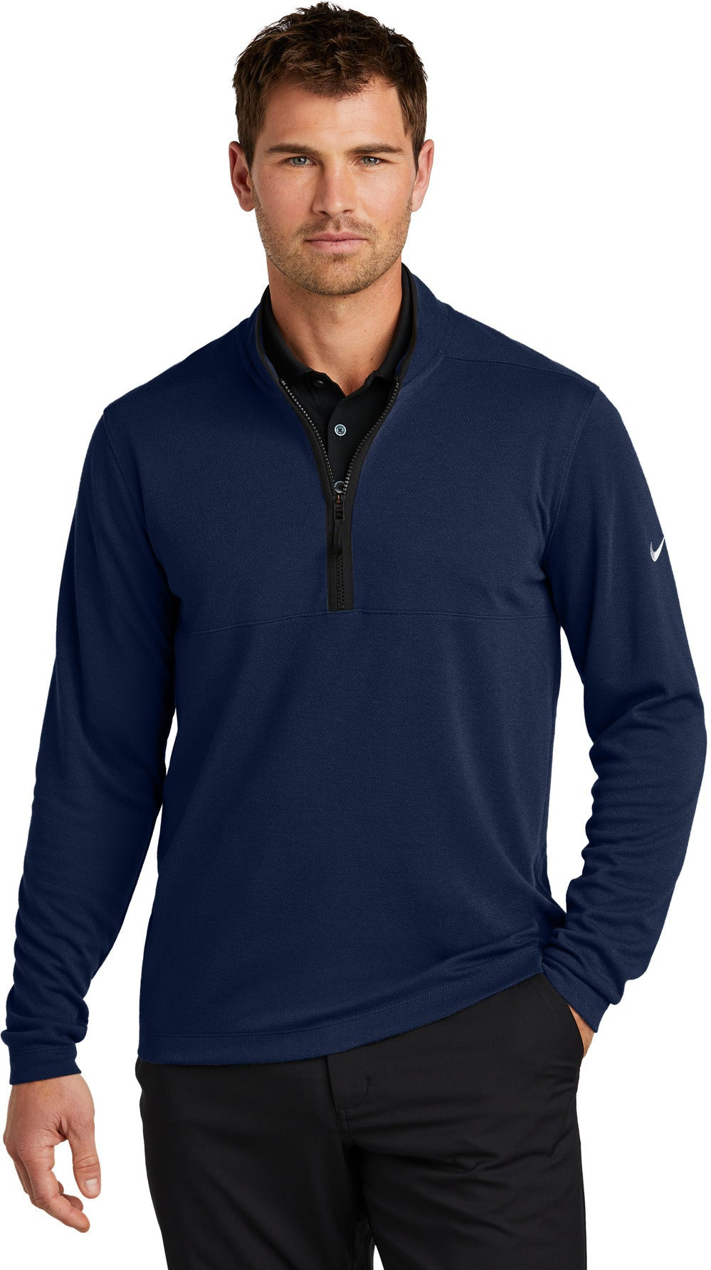 Nike Textured 1/2-Zip Cover-Up