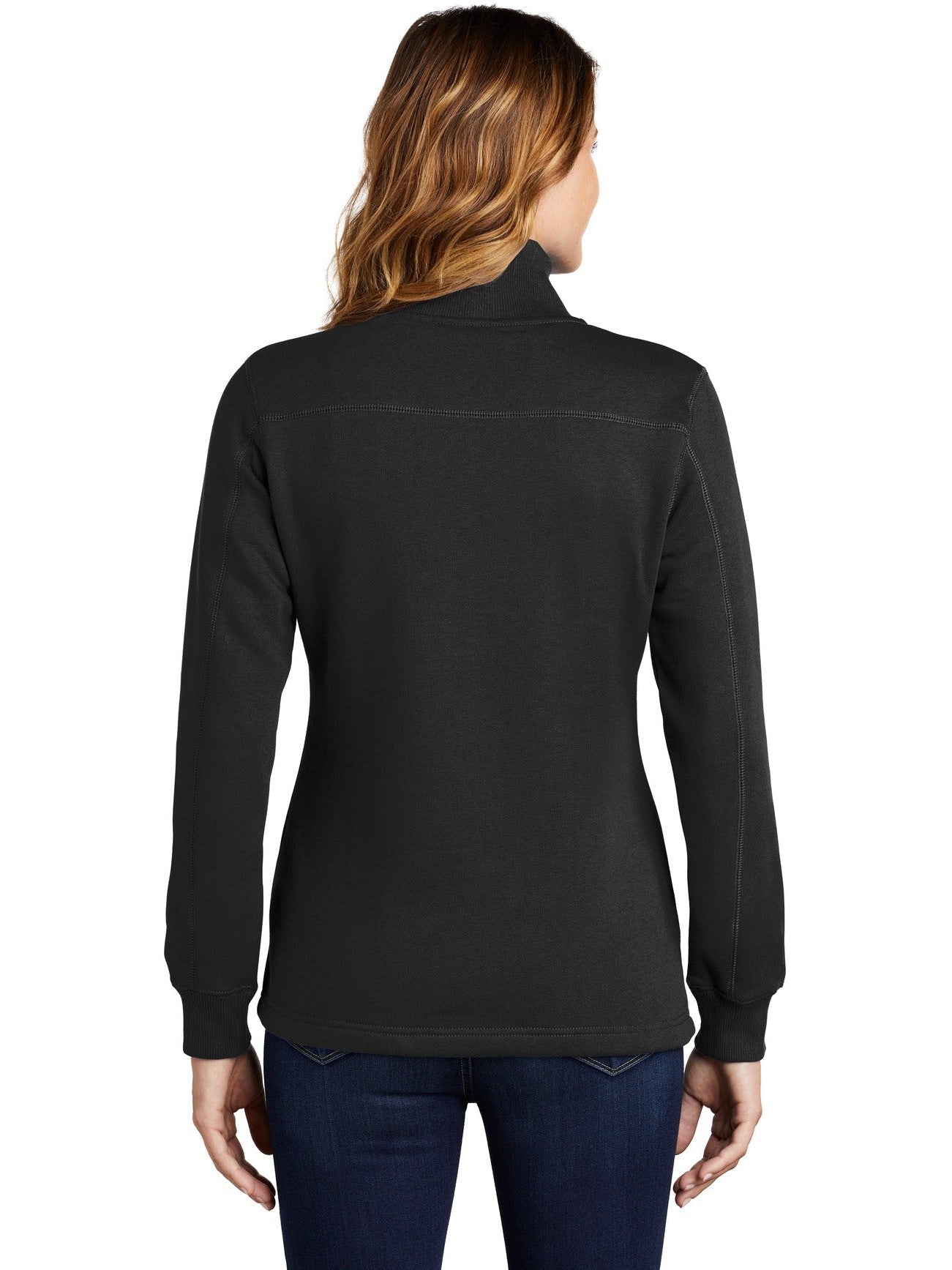 OUTLET-Sport-Tek Ladies 1/4 Zip Sweatshirt