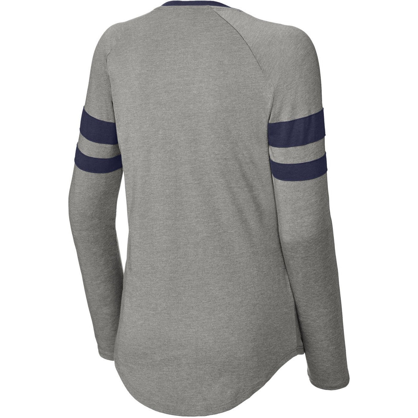 Sport-Tek Ladies Halftime Stripe Long Sleeve V-Neck Tee