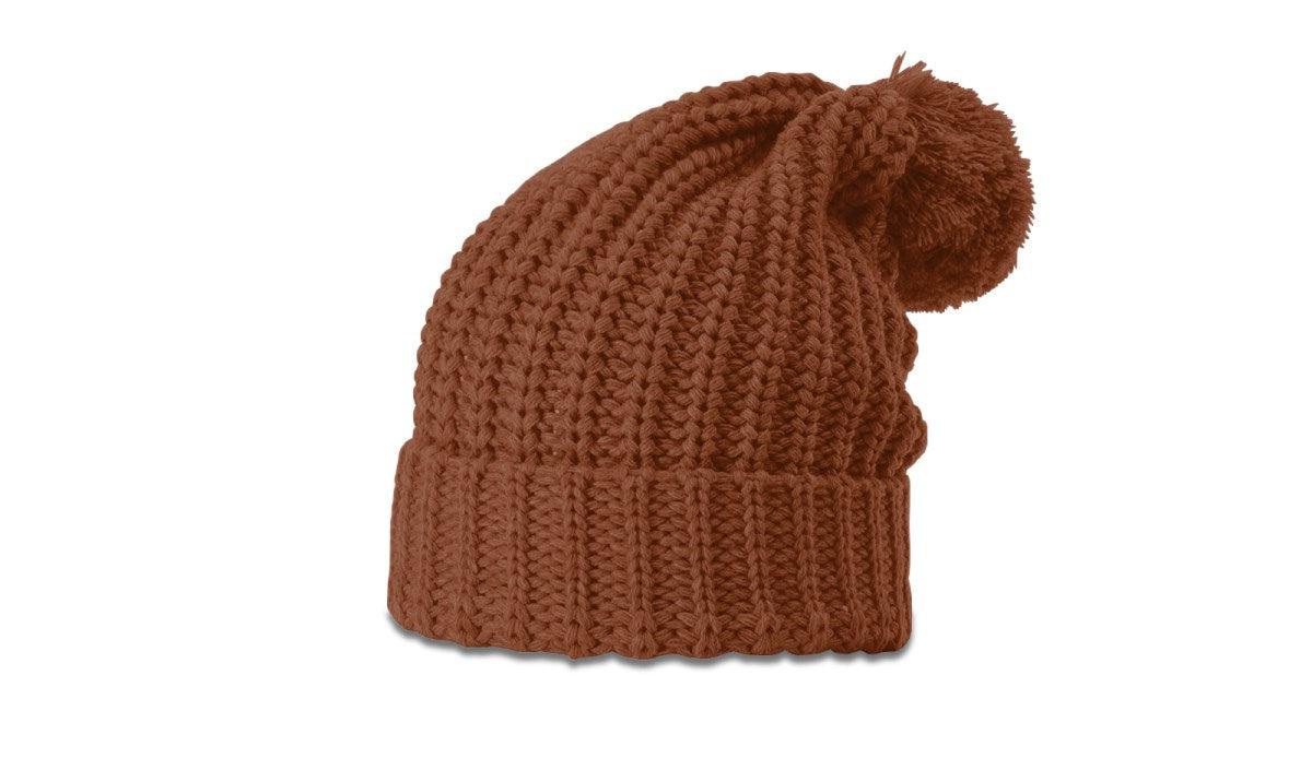 Richardson Chunk Cable Beanie W/ Cuff & Pom