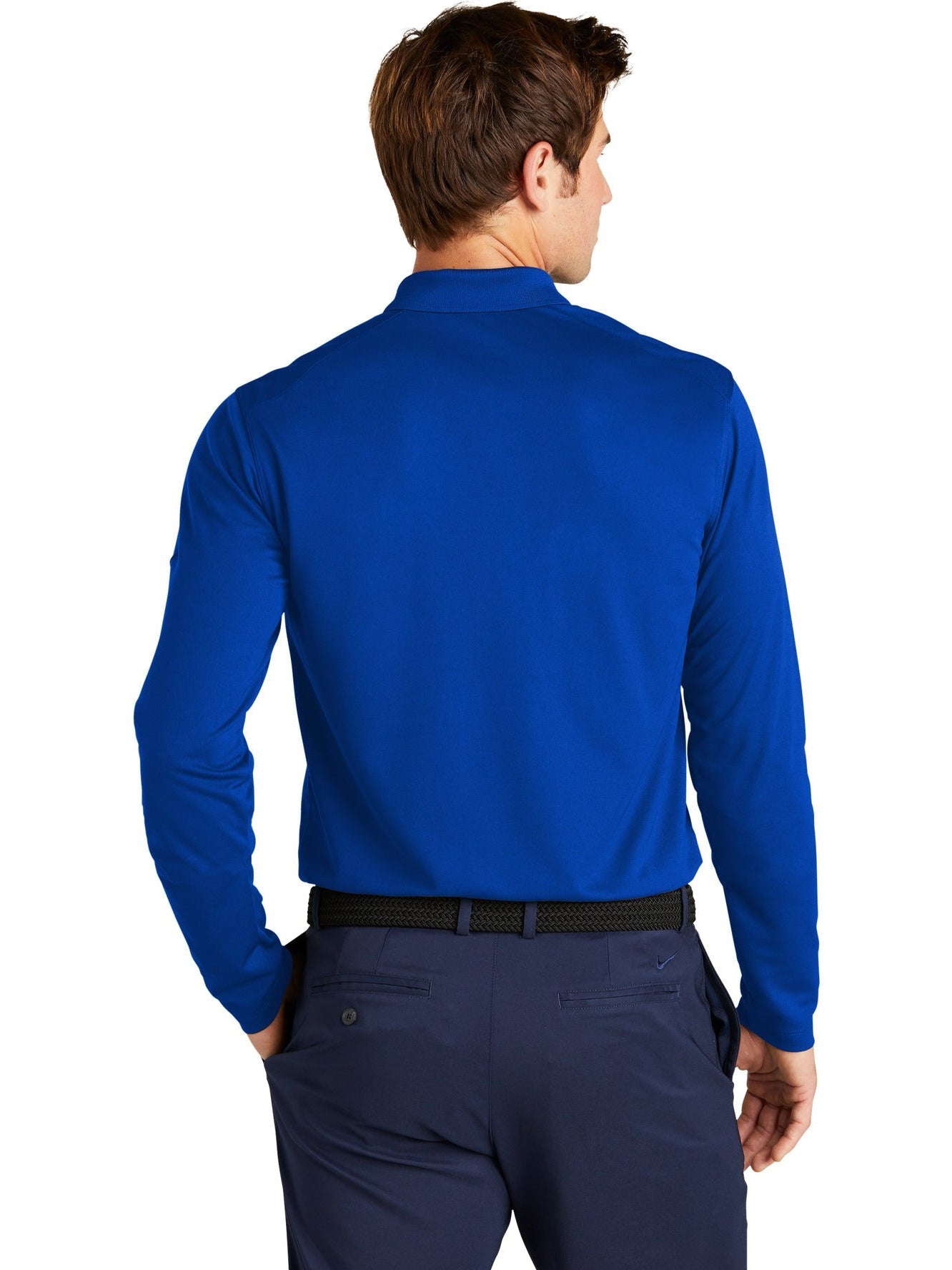 OUTLET-NIKE Dri-FIT Micro Pique 2.0 Long Sleeve Polo