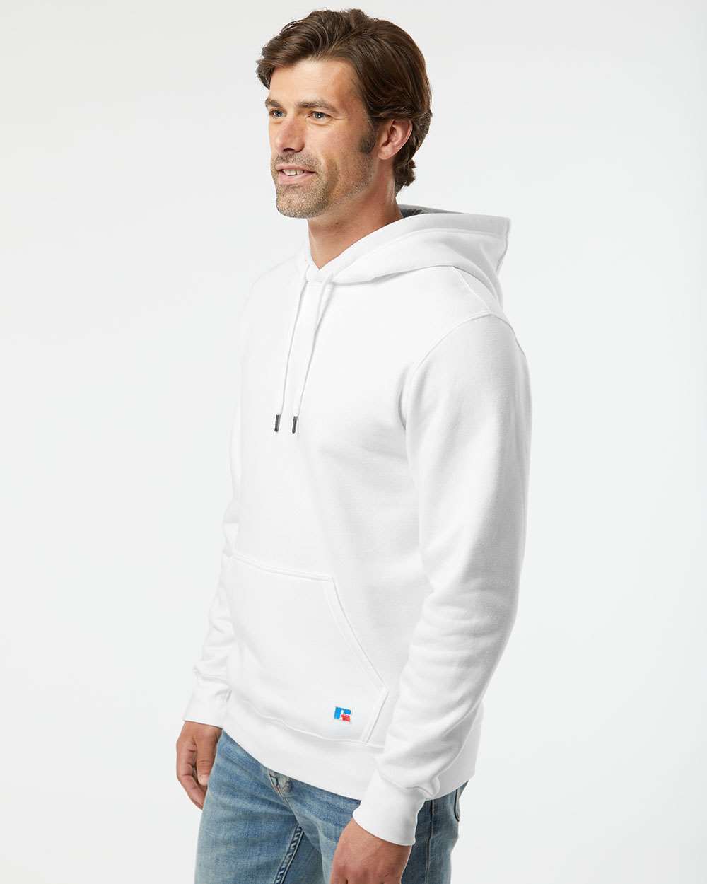 Russell Athletic Cotton Rich Fleece Hooded Sweatshirt