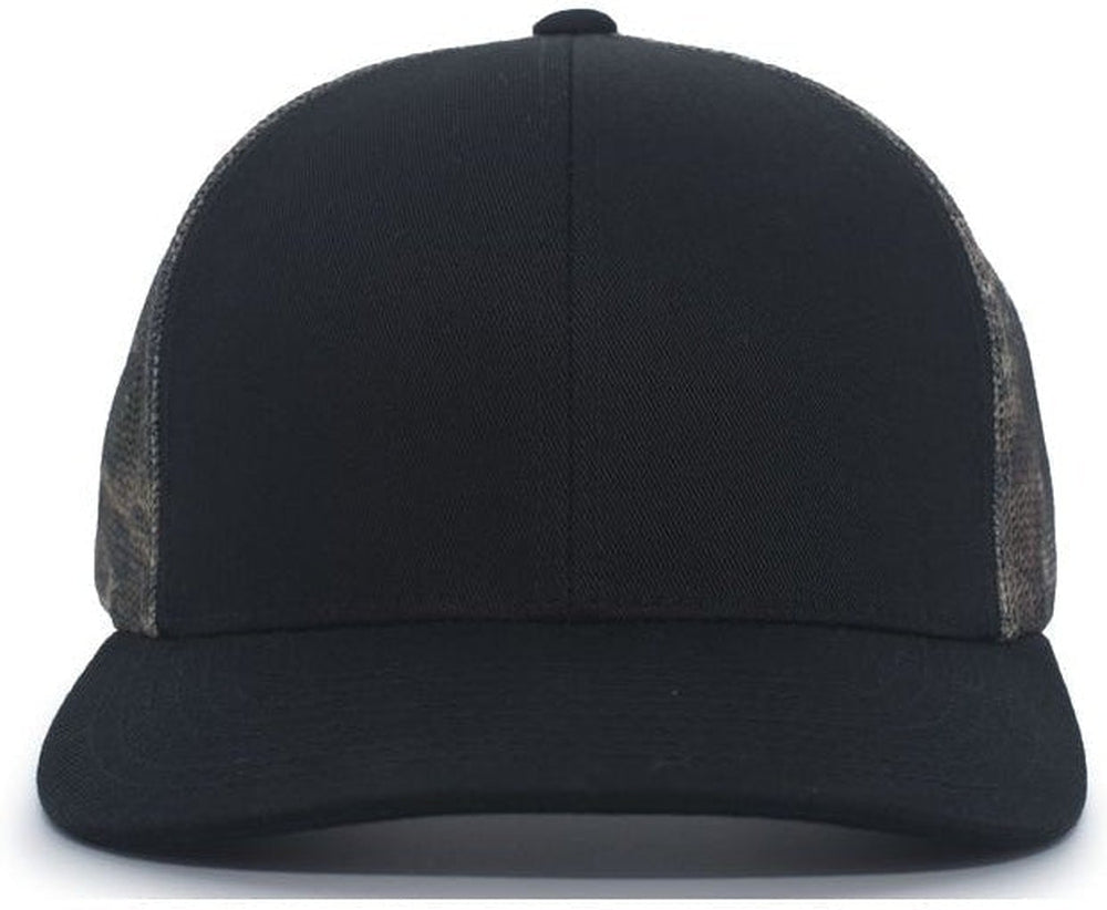 OUTLET-Pacific Headwear Camo Snapback Trucker Cap