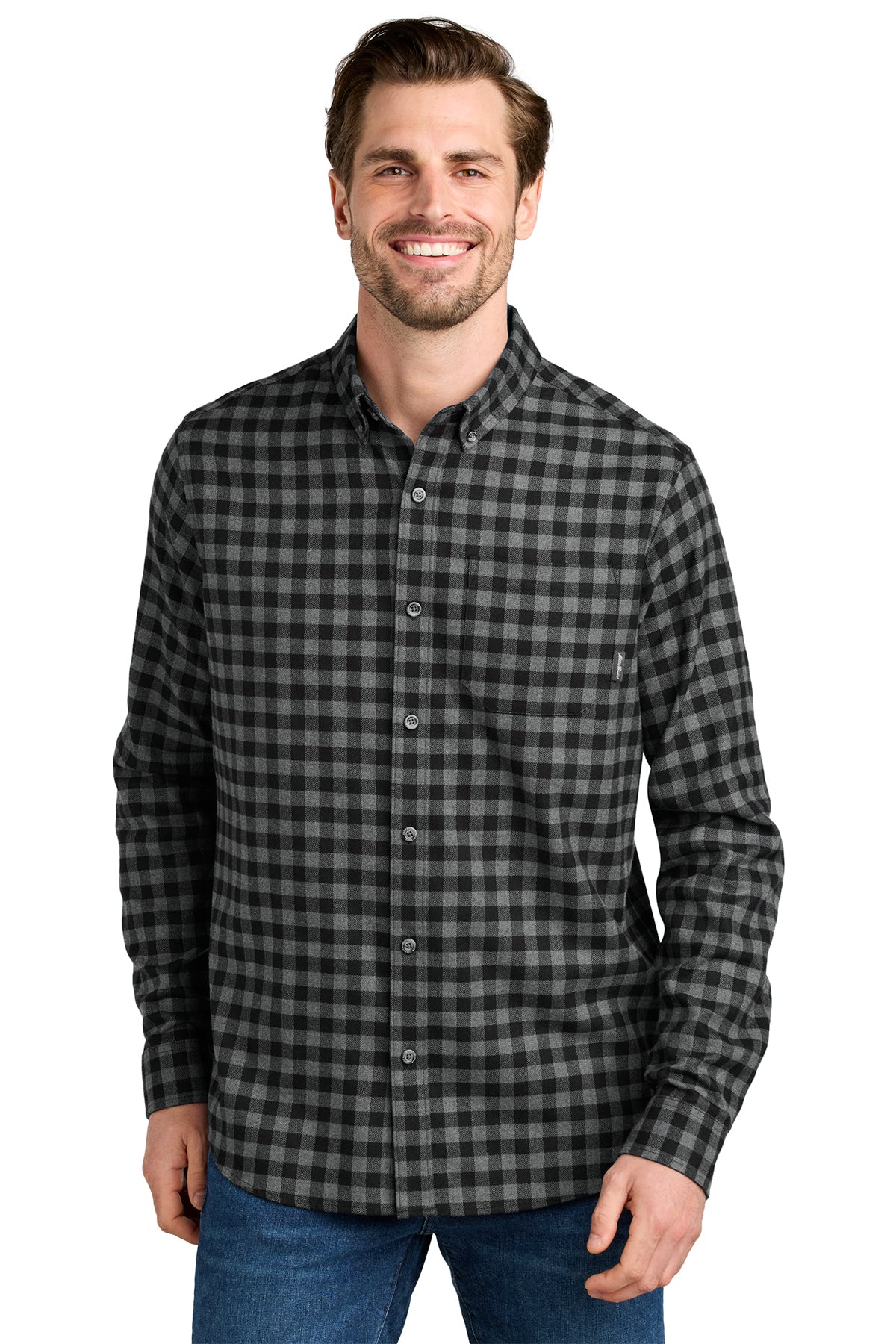 Eddie Bauer Long Sleeve Favorite Flannel Plaid Shirt