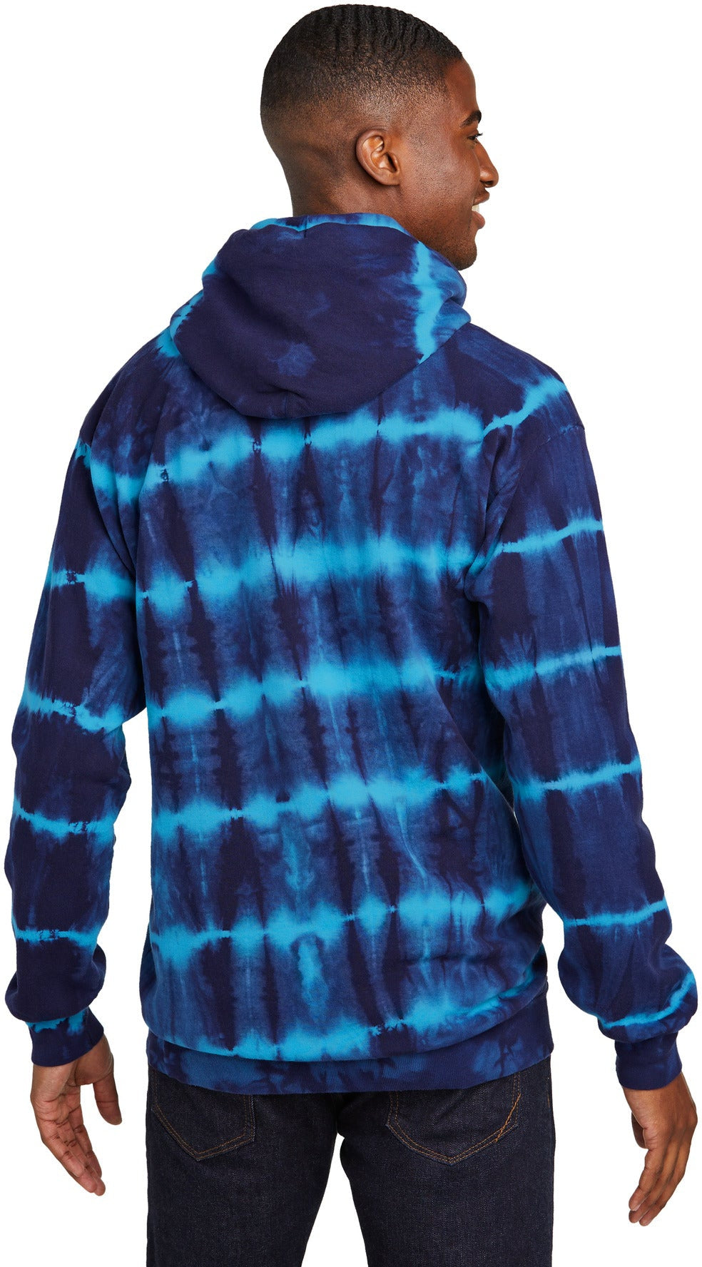 Port & Company Allover Stripe Tie-Dye Fleece