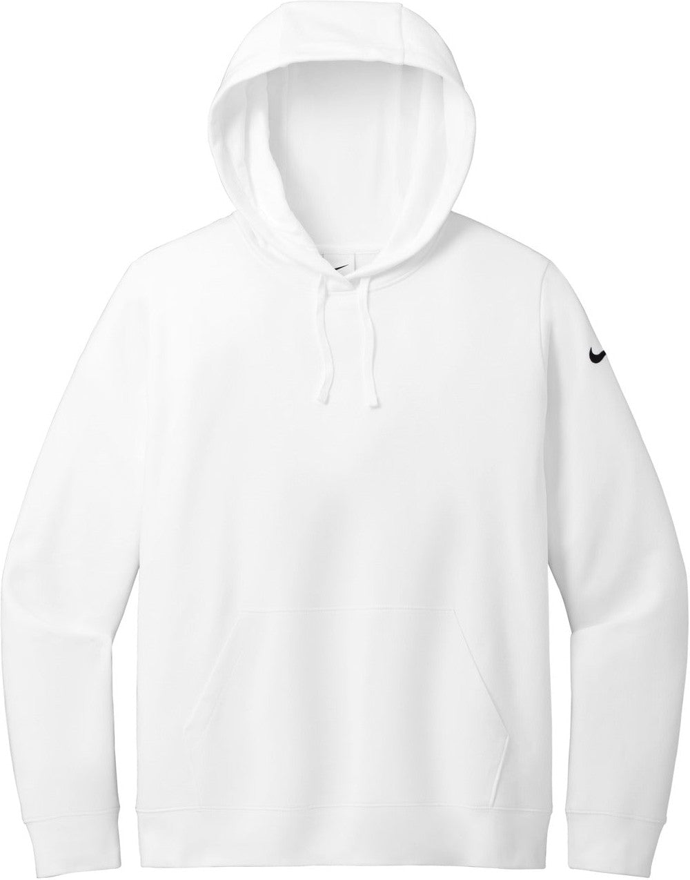 Nike Ladies Club Fleece Sleeve Swoosh Pullover Hoodie