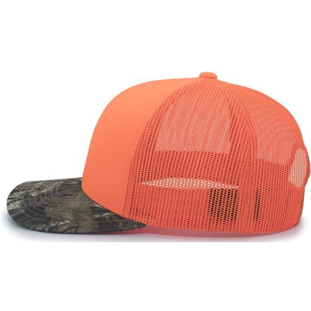 OUTLET-Pacific Headwear Camo Snapback Trucker Cap