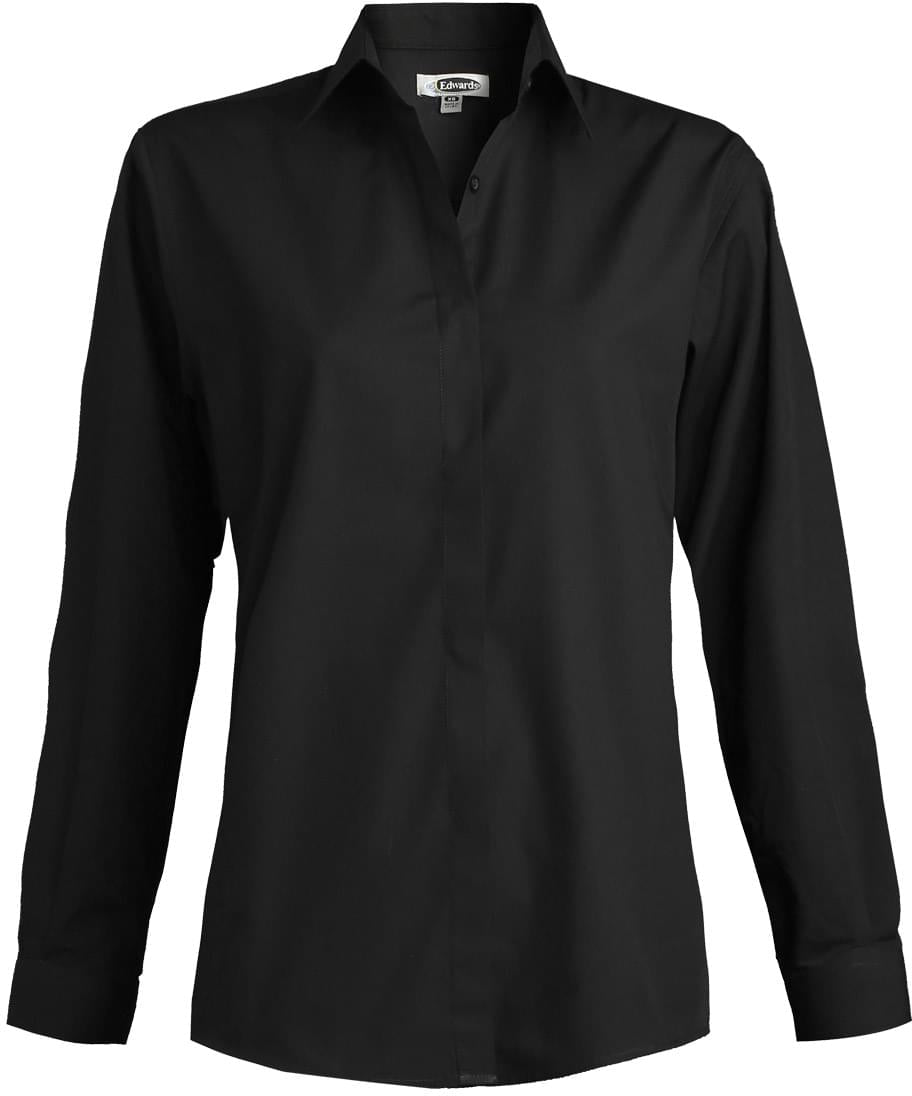 OUTLET-Edwards Ladies Cafe Shirt Long Sleeve