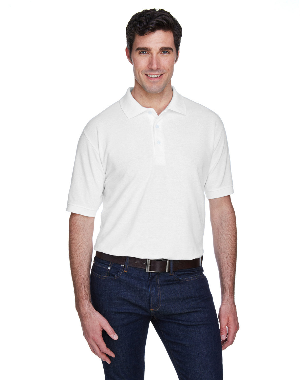 OUTLET-UltraClub Whisper Pique Polo Shirt