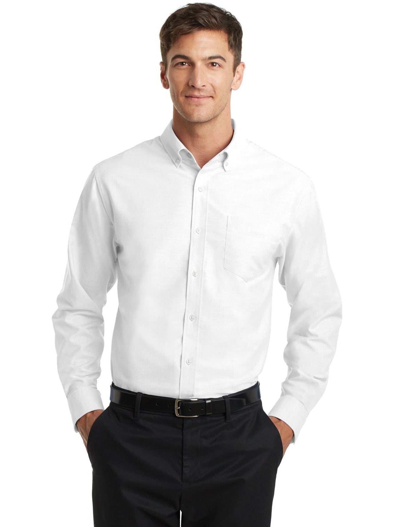 OUTLET-Port Authority Tall SuperPro Oxford Shirt