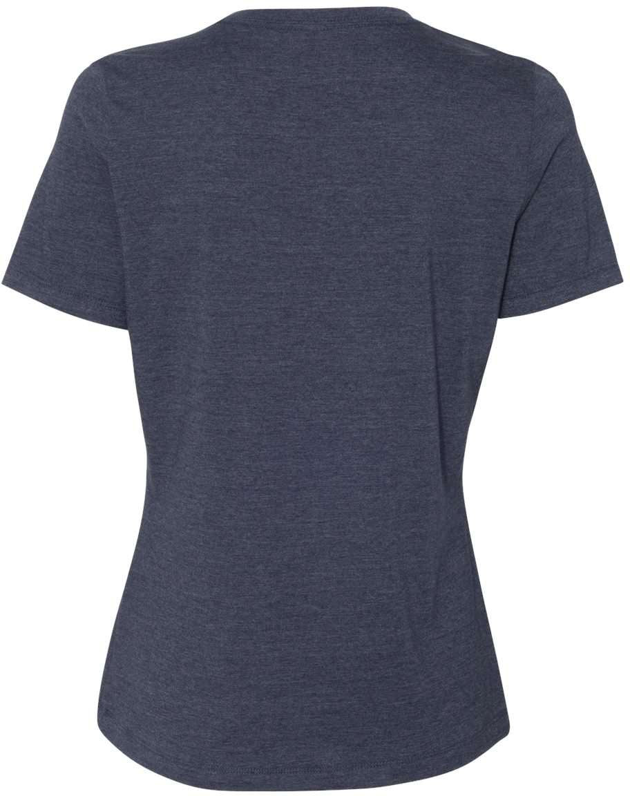 Bella+Canvas Womenâs Relaxed Fit Heather CVC Tee