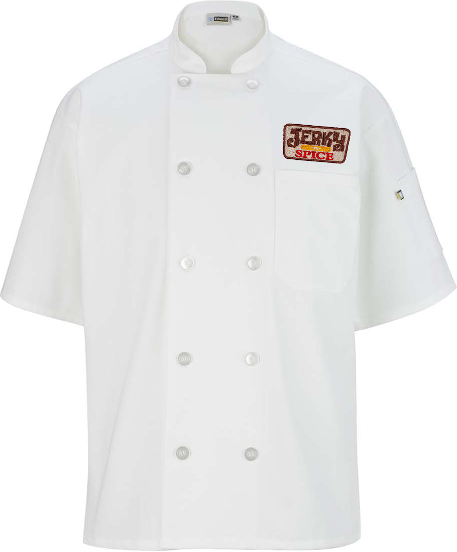 Edwards 10 Button Short Sleeve Chef Coat-OUTLET