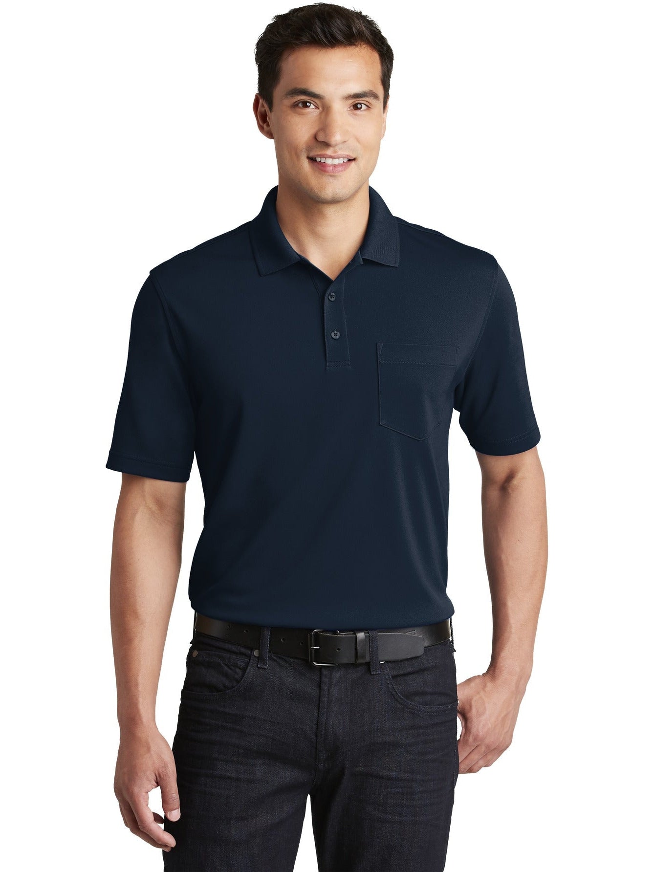OUTLET-Port Authority Dry Zone UV Micro-Mesh Pocket Polo