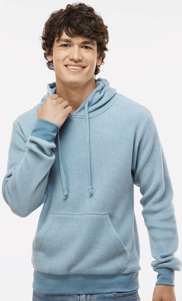 J. America Flip Side Fleece Hooded Pullover