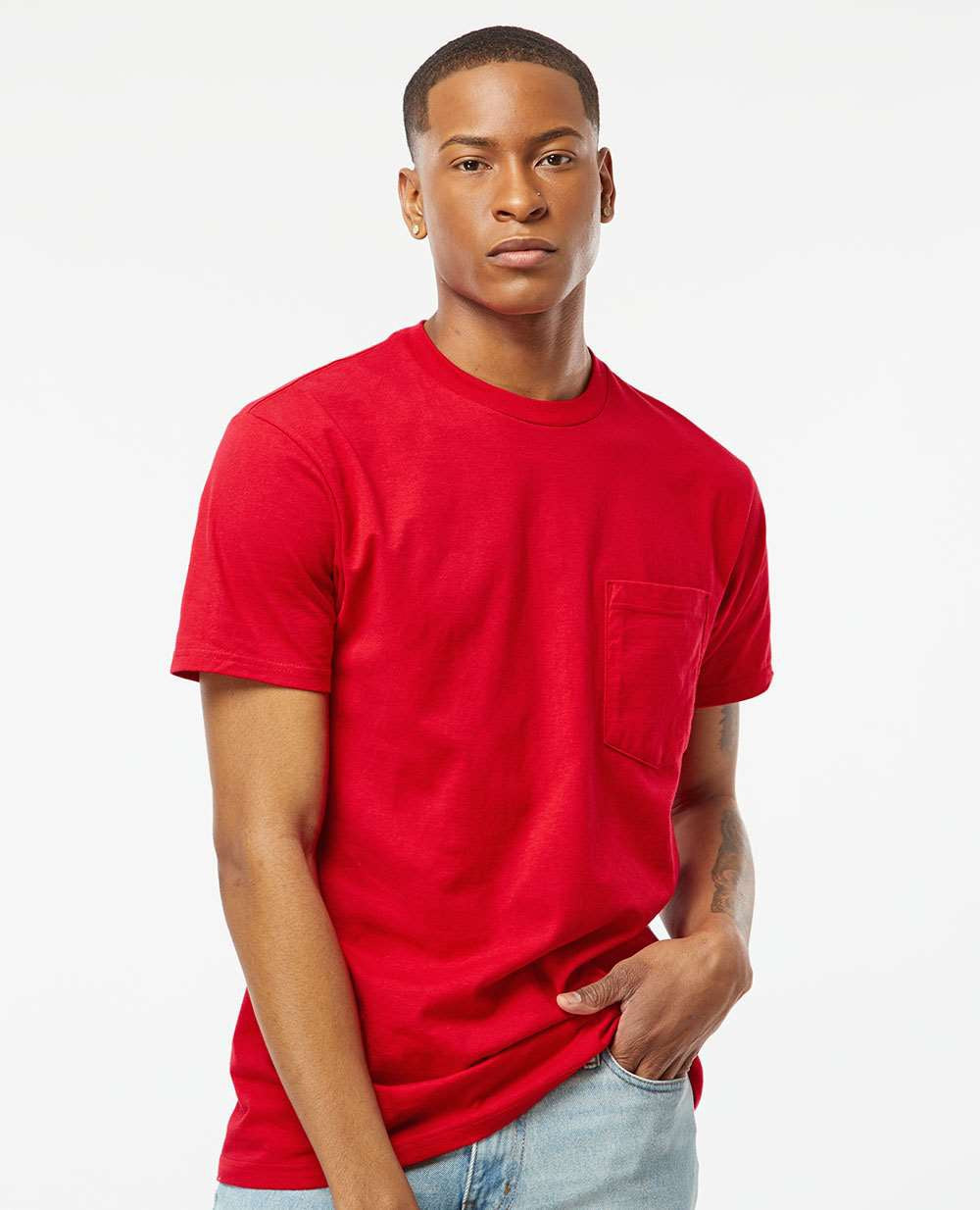 Tultex Unisex Heavyweight Pocket T-Shirt