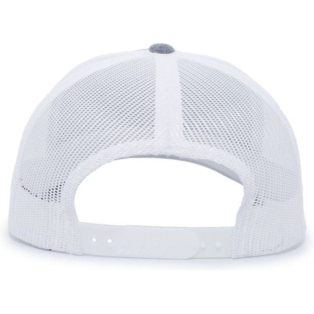 OUTLET-Pacific Headwear Heather Trucker Snapback Cap