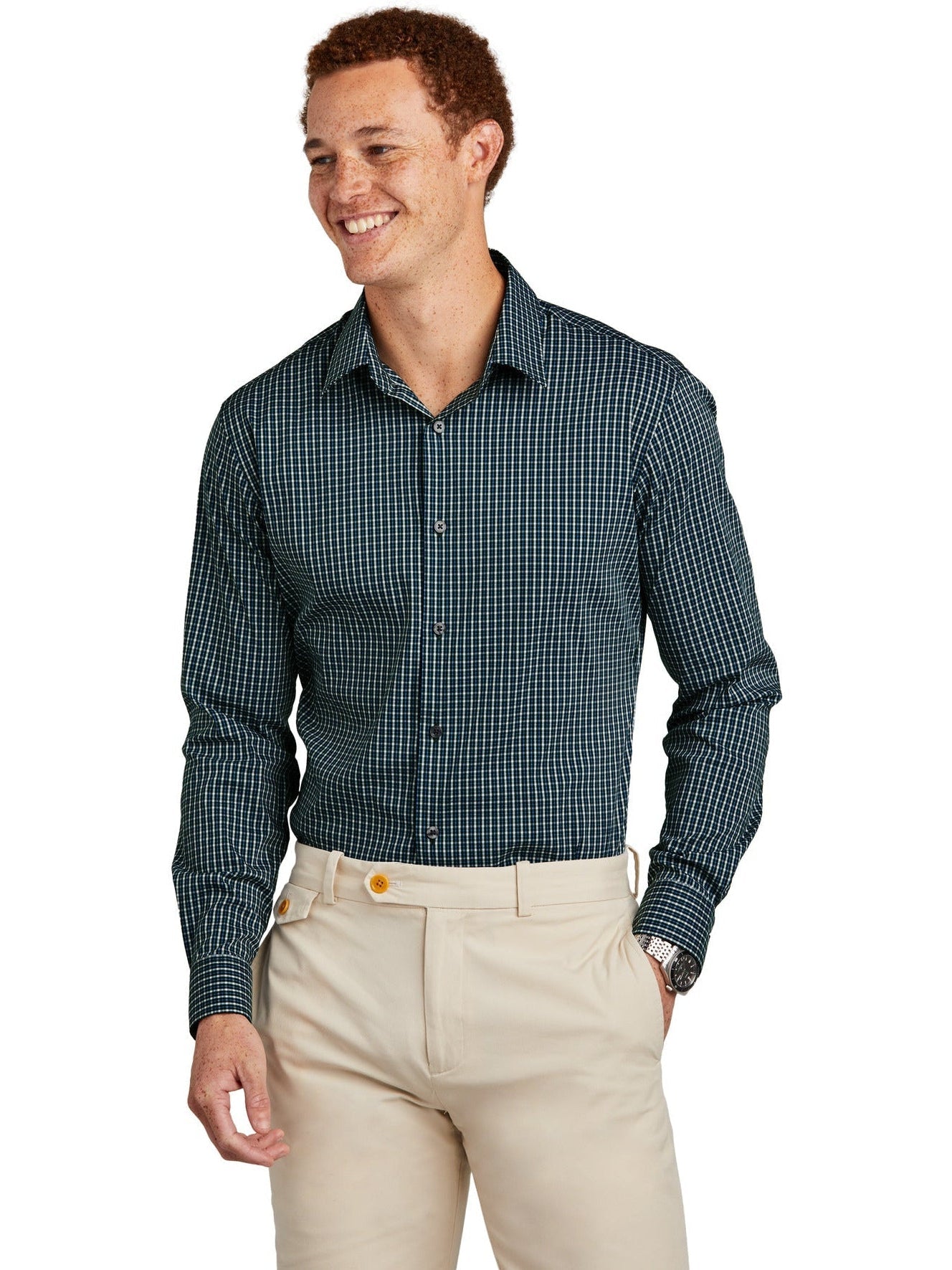 Brooks Brothers Tech Stretch Patterned Shirt