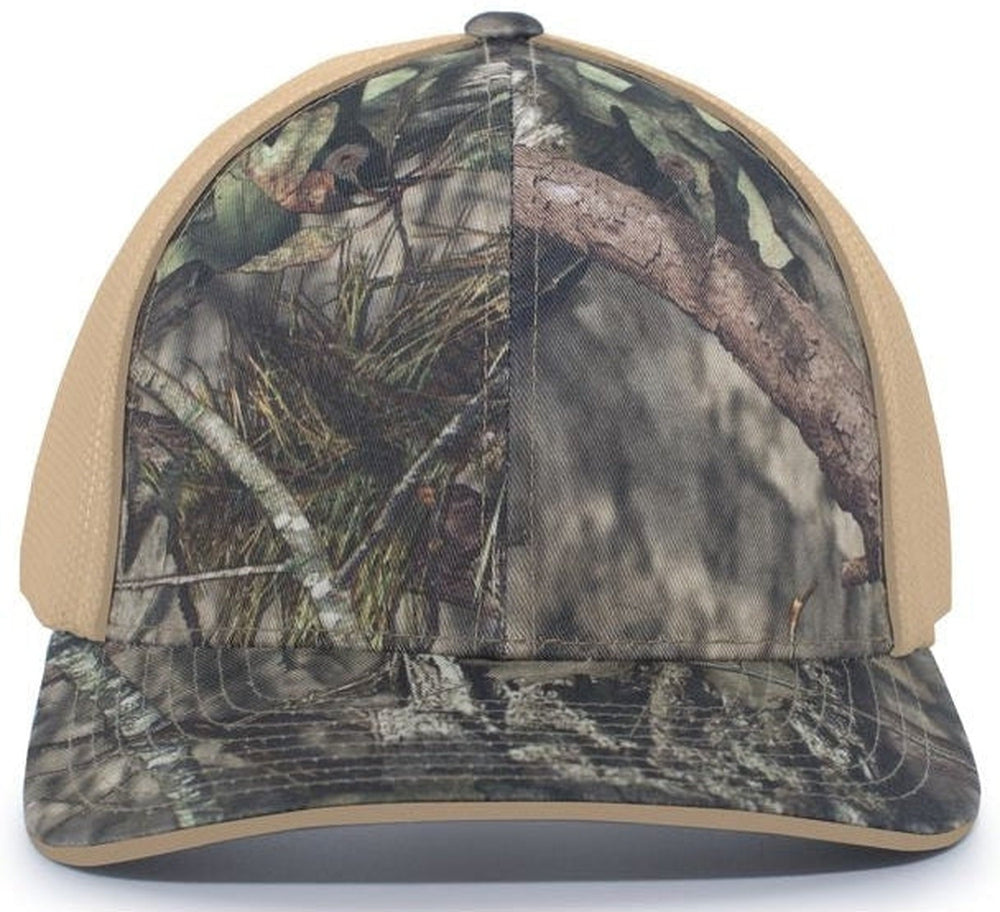 Pacific Headwear Camo Trucker Flexfit Cap