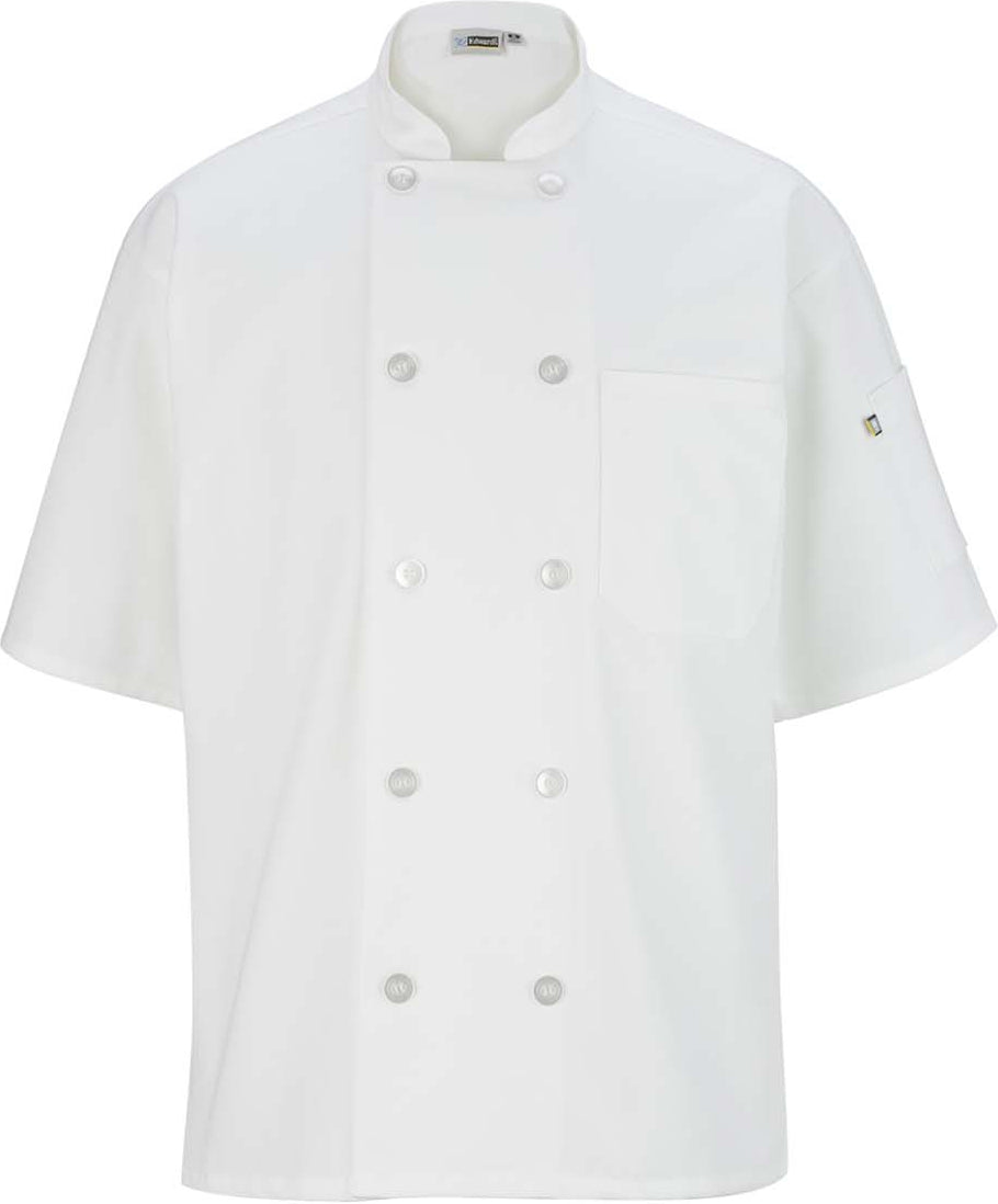 Edwards 10 Button Short Sleeve Chef Coat