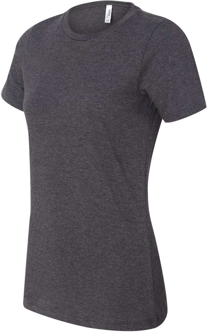 Bella+Canvas Womenâs Relaxed Fit Heather CVC Tee