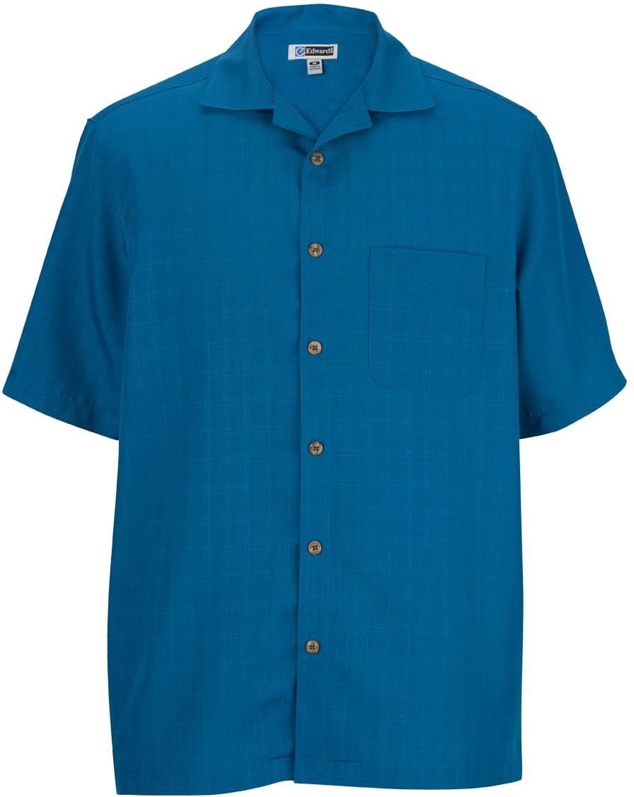 Edwards Jacquard Batiste Camp Shirt