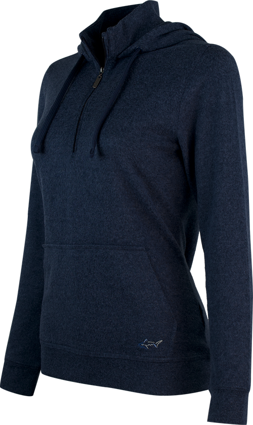 OUTLET-Greg Norman Ladies Lab 1/4-Zip Hoodie