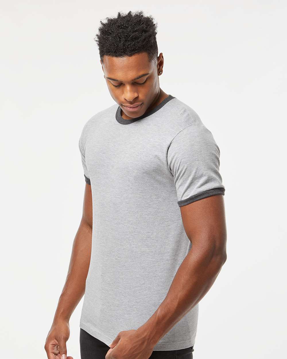 Tultex Unisex Fine Jersey Ringer T-Shirt